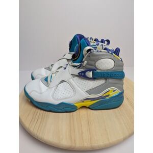 Nike Air Jordan Retro 8 2019 Aqua White Varsity‎ Womens 8 Mens 6.5 CL1236-100